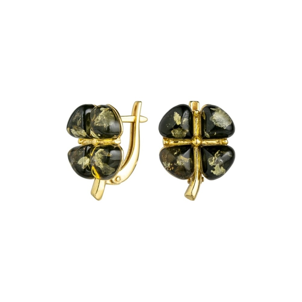 Amber Drop Cluster Earrings — AMBERRA earrings