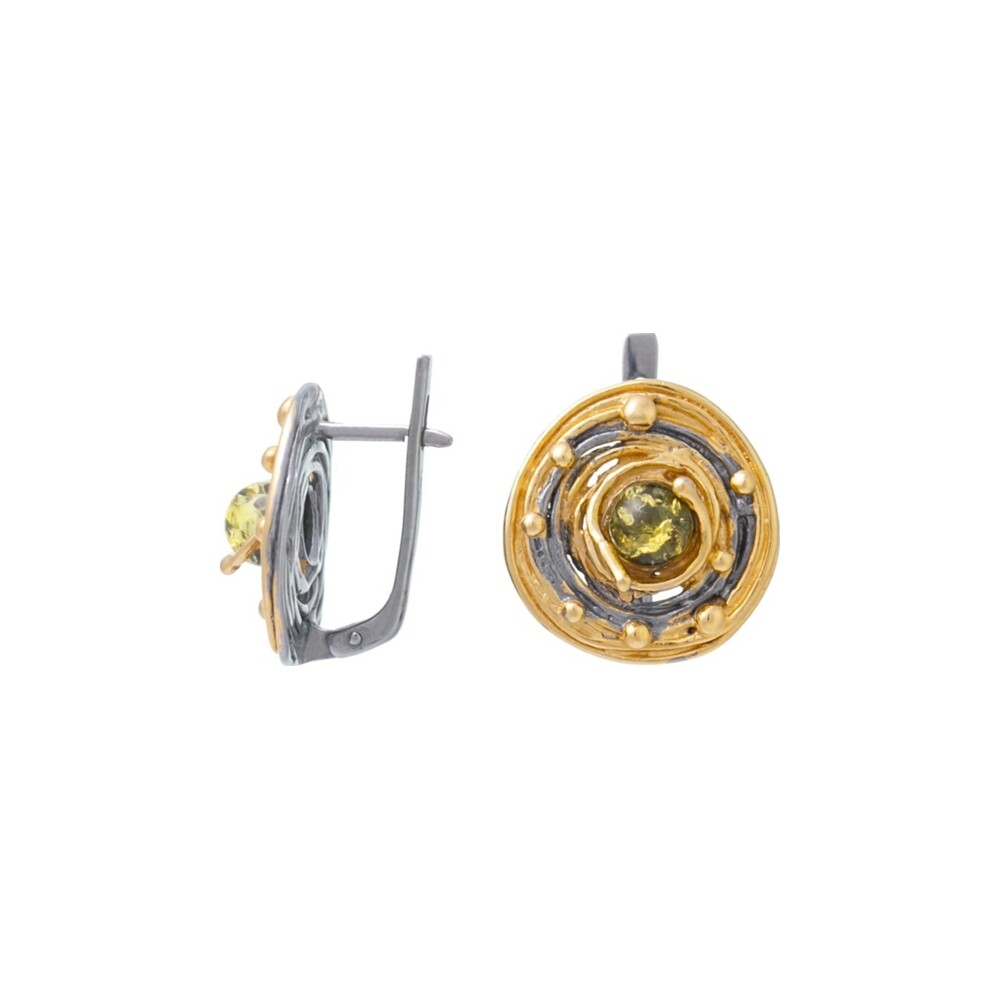 Spiral Orbit Earrings — AMBERRA earrings