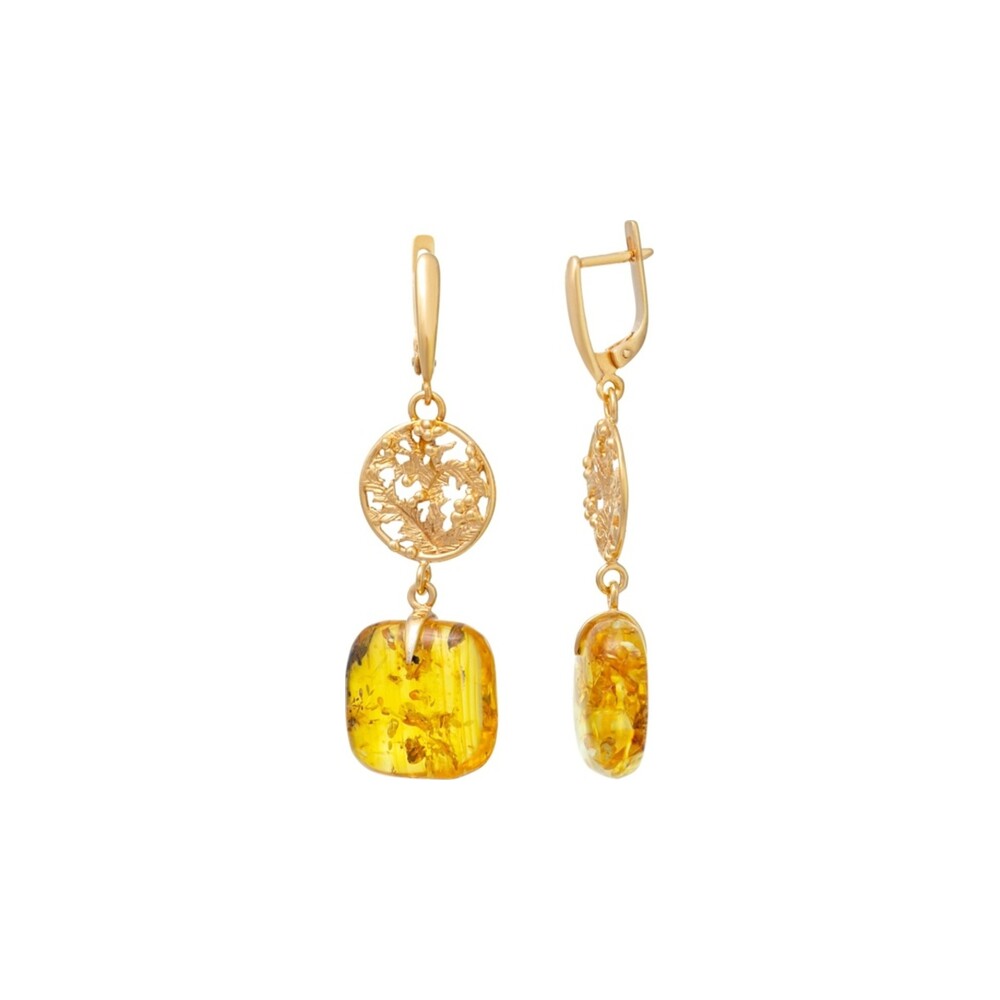 Filigree Medallion Drop Earrings — AMBERRA earrings