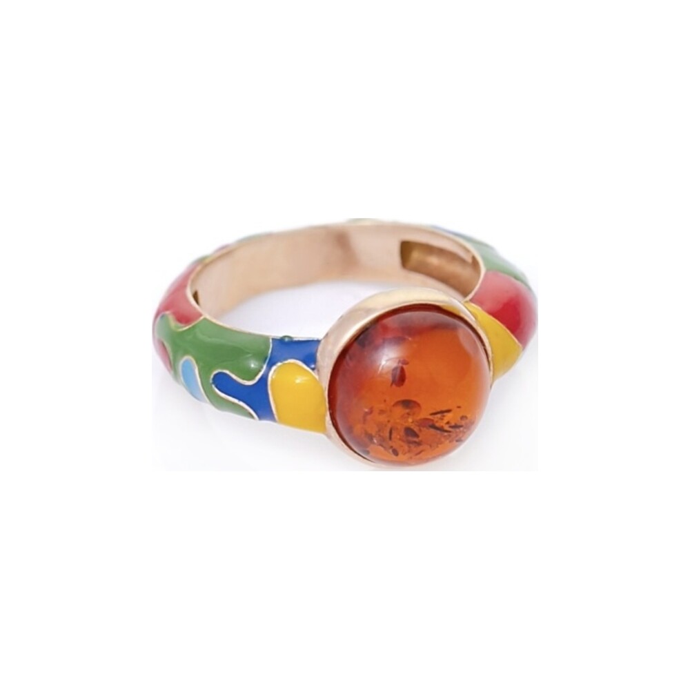 Blue Shell Ring — AMBERRA rings