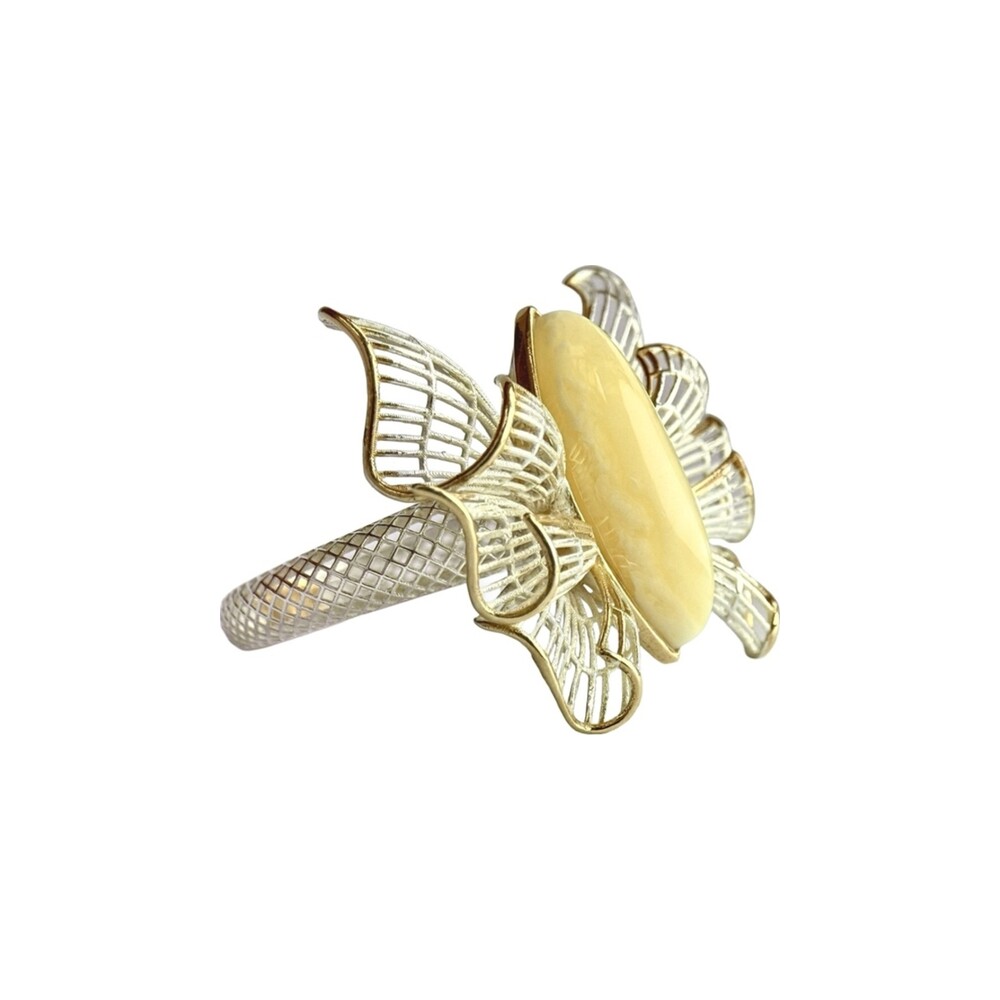 Lotus Butterfly Ring — AMBERRA rings