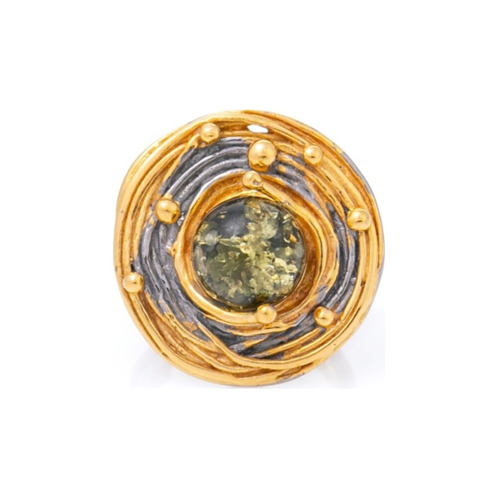 Cosmic Swirl Ring — AMBERRA rings