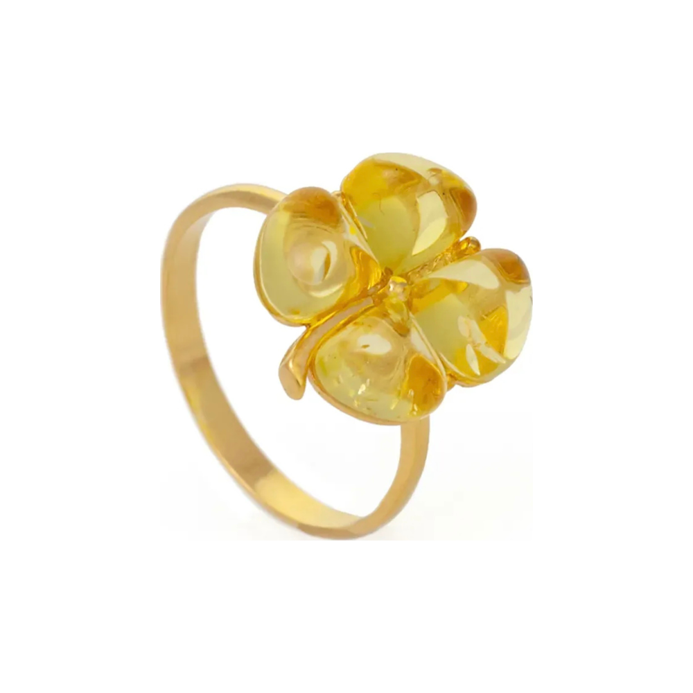 Amber Clover Ring — AMBERRA rings
