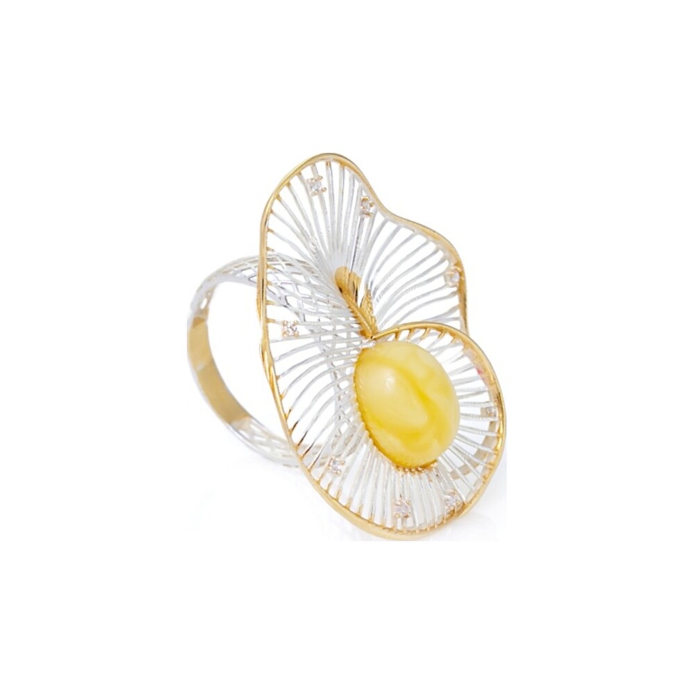 Iris Flower Ring — AMBERRA rings